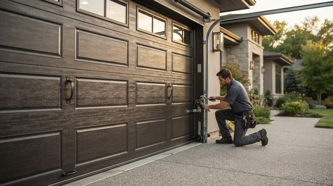 Off-Track Garage Door Repair in The Pinery in Aurora